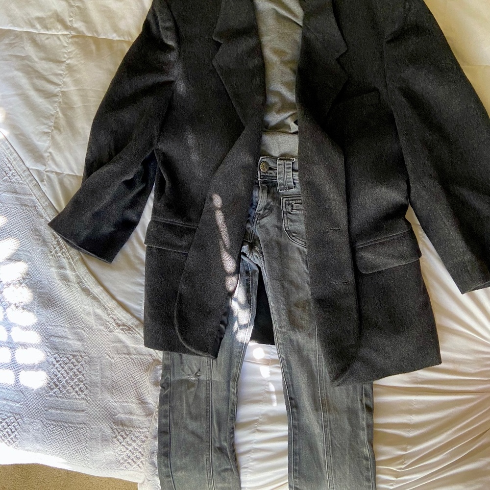 Levi's 504 moto jeans